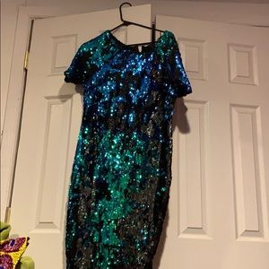 AX Paris Curve Sequin Dress